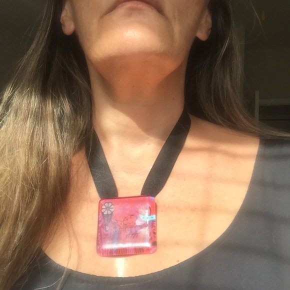 Glass Art Neckless - Picture 6 of 6